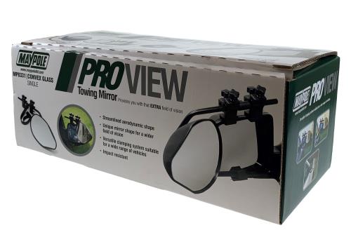 Maypole Single Pro View Towing Mirrors (Convexed) M1 type vehicles MP8331 - Maypole8331_2.jpg