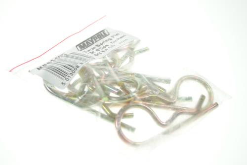 Maypole Pack of 10 x 3mm R-Clips Zinc Plated MP83403 - Maypole83403-2.jpg