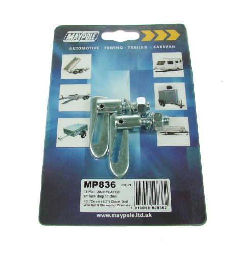 Maypole 2x Antiluce Drop Plates / Drop Catch12.9mm M8 x 18mm MP836 - Maypole836DP.jpg