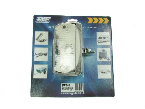 Maypole 12V Bulb Reversing Lamp Clear Lens and Mounting Bracket MP846 - Maypole846DP.jpg
