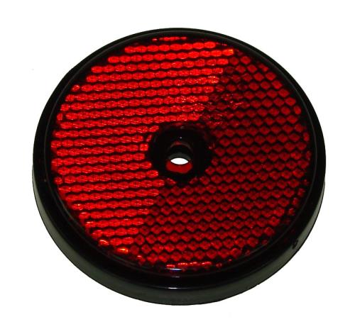 Maypole 2 x Radex Round Red Reflector with Mounting Hole MP854 - Maypole854.jpg