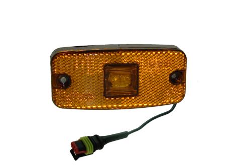 Maypole 10-30V LED Amber Side Marker Lamp with SuperSeal Plug MP8575BSP - Maypole8575BSP.jpg