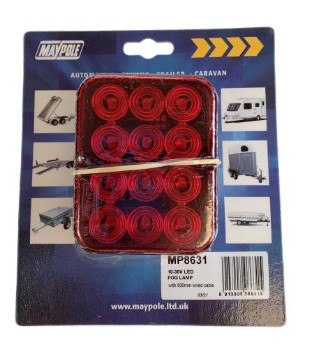 Maypole 10-30V LED Varivolt Rear Fog Lamp Horizontal or Vertical MP8631 - Maypole8631dp.jpg