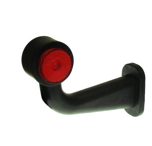 WAS 10-30V LED Left Hand Red/White 90° Outline Marker Lamp MP8704BL - Maypole8704BL.jpg
