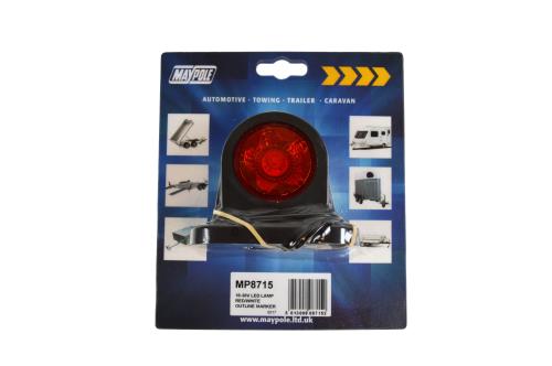 Maypole WAS 10-30V LED White/Red Outline Marker Lamp MP8715 - Maypole8715.jpg