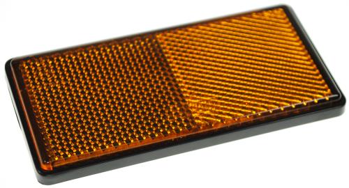 Maypole Radex Amber Self Adhesive Reflector 103mm x 51mm MP8858SSB - Maypole8858SSB.jpg