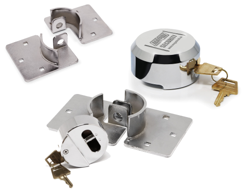 Maypole Van Door Lock Complete with Chrome Hasp and Fixing Bolts MP908 - Maypole908Montage.png