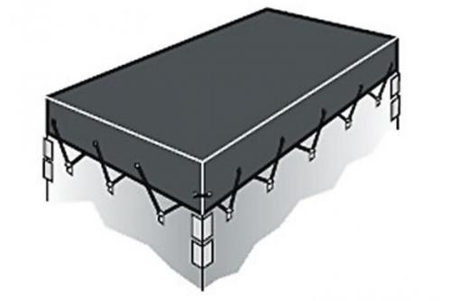Maypole Heavy Duty Grey PVC Trailer Cover 5 x 3 Ft Elasticated Cord MP928 - Maypole927_928_929.jpg