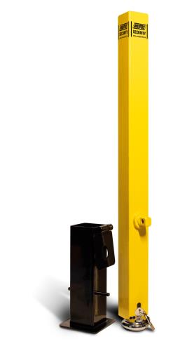 Maypole High Vis Removable Security Post With Padlock MP9731 - Maypole9731HERO3QTRout.jpg