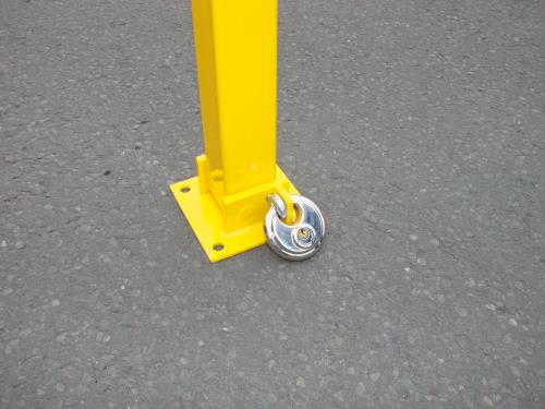 Maypole Fold Down Security Post Fixed With Bolts MP9737 - Maypole9737_3.JPG