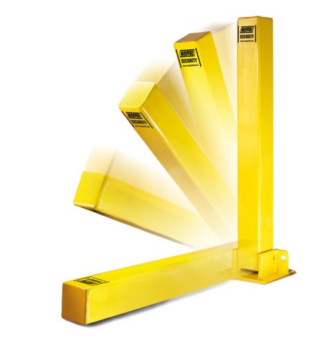 Maypole Fold Down Security Post Fixed With Bolts MP9737 - Maypole9737_new.jpg