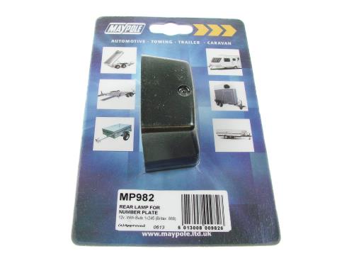 Maypole Britax 12V Bulb Number Plate Lamp (868.00.12V) MP982 - Maypole982DP.jpg
