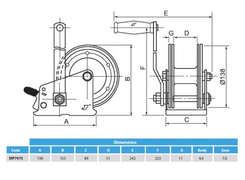 Maypole Heavy Duty Hand Winch 900Kg / 2000LB (WC 500kg) MP7975 - MaypoleHandWinch7975-1.jpg