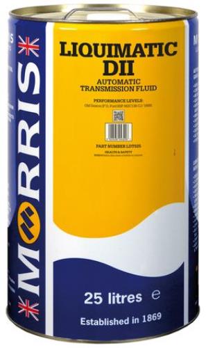 Morris Lubricants Liquimatic DII Automatic Transmission Fluid 25 Litres LDT025-MOR - Morris_Liquimatic_DII_25L_Tin.jpg