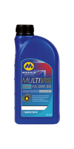 Morris Lubricants MULTIVIS ECO FA 0W-30 Engine Oil 1 Litre NFT001-MOR - NFT_001_8e8j-uf.png