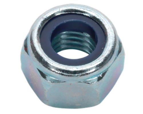 Sealey Nylon Lock Nut M10 Zinc DIN 982 Pack of 100 NLN10 - NLN10Image1.jpg
