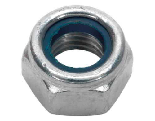 Sealey Nylon Lock Nut M14 Zinc DIN 982 Pack of 25 NLN14 - NLN14Image1.jpg