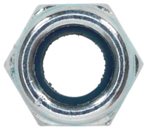 Sealey Nylon Lock Nut M6 Zinc DIN 982 Pack of 100 NLN6 - NLN6Image3.jpg