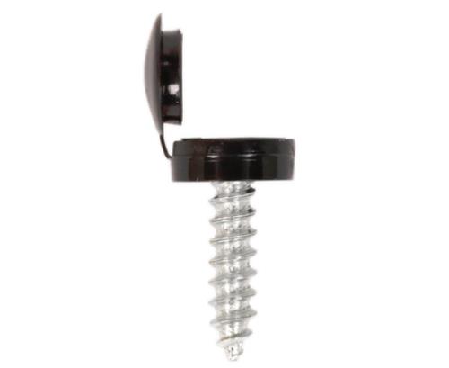 Sealey Number Plate Screw & Flip Cap 4.2 x 19mm Black Pack of 50 NPBK50 - NPBK50Image1.jpg