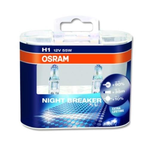 OSRAM H1 NBU+110 TWIN PACK Car Light Bulbs OSR64150NBU-HCB - OSR64150NBU-HCB.jpg