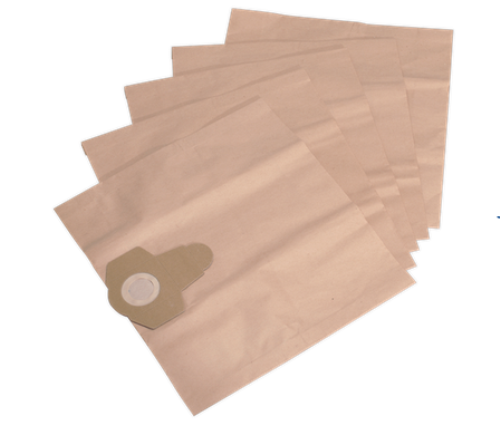 Sealey Vacuum Dust Collection Bag for PC300 Series 5 Pack PC300PB5-SEA - PC300PB5Image1.png