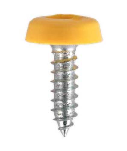 Sealey 4.8 x 18mm Yellow Numberplate Screw - Pack of 50 PTNP2-SEA - PTNP2Image3.jpg