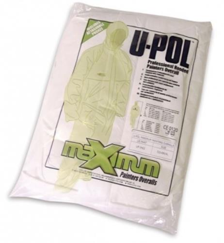 U-Pol MAXIMUM PAINTERS OVERALLS Large 10x White Cover/L - PaintersCoverall.jpg