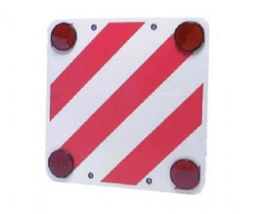FIAMMA PLASTIC REAR SIGNAL marker plate 50 x 50cm QQ106395 - QQ106395.jpg