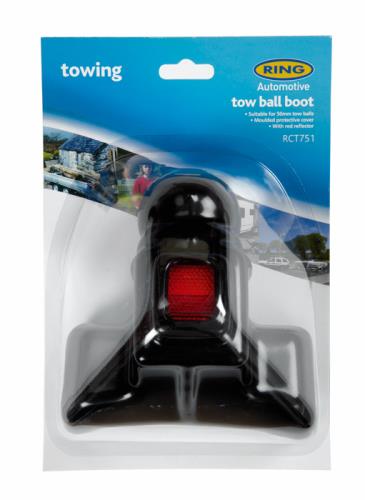 Ring Black PVC Tow Ball Boot with Reflector RCT751 - RCT751-PACK.jpg