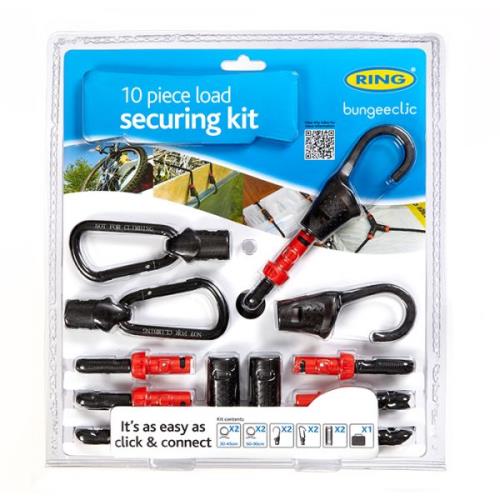 Ring 10 Piece BUNGEE CLIC KIT / Load Securing Kit RINRLS10 - RINRLS10.jpg