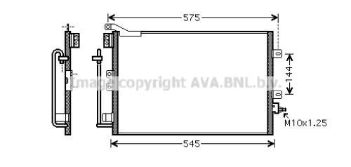 AVA AIR COND RAD for Clio III 1.5 D RT5395 - RT5395Image0.jpg