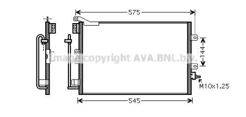 AVA AIR COND RAD for Clio III 1.5 D RT5395 - RT5395Image0.jpg