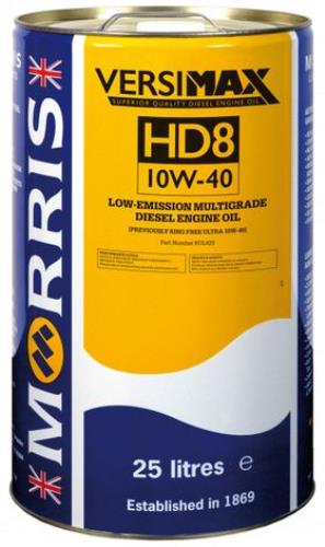 Morris Versimax HD8 10W-40 Diesel Engine Oil 25 Litres RUL025-MOR - RUL025Versimax_HD8_25_ltr.jpg