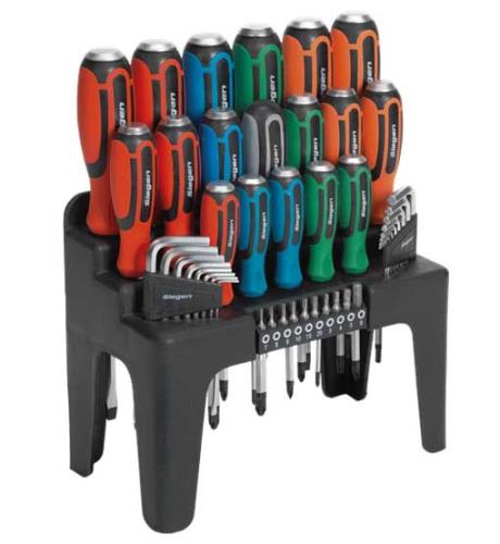 Sealey 44pc Hammer-Thru Screwdriver, Hex Key and Bit Set S01106-SEA - S01106Image1.jpg