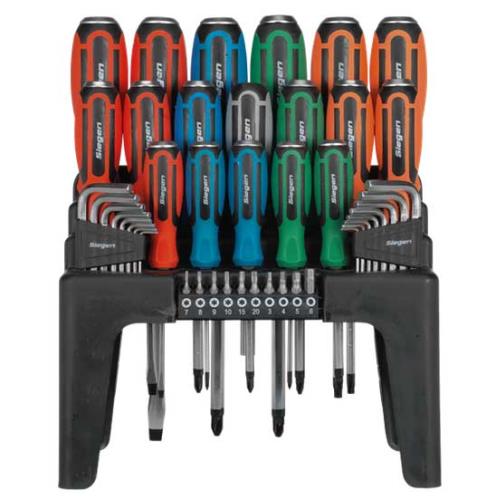 Sealey 44pc Hammer-Thru Screwdriver, Hex Key and Bit Set S01106-SEA - S01106Image4.jpg