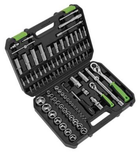 Sealey 94pc 1/4 Inch & 1/2 Inch Square Drive Socket Set S01210-SEA - S01210Image1.jpg