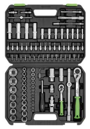 Sealey 94pc 1/4 Inch & 1/2 Inch Square Drive Socket Set S01210-SEA - S01210Image3.jpg