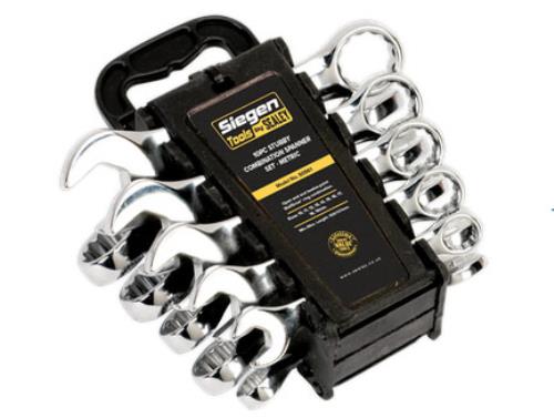 Sealey 10 Piece Stubby Combination Spanner Set (Metric) WallDrive S0561-SEA - S0561Image1.jpg