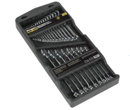 Sealey 25pc Combination Spanner Set (6mm to 32mm) Open / WallDrive S0564-SEA - S0564Image2.png