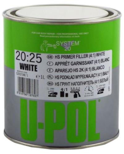 U-Pol S2025 High Build Primer White 1 Litre Tin S2025W/1 - S2025_White1Litre.jpg