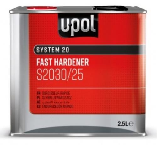 U-Pol S2030 Fast Hardener 2.5 Litre Tin Clear S2030/25 - S2030_25FastHardenerTin.jpg