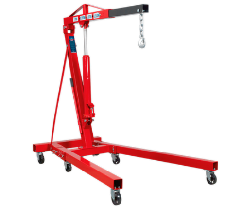 Sealey 1 Tonne Folding Engine Crane on Heavy-duty castors SC10-SEA - SC10Image1.png