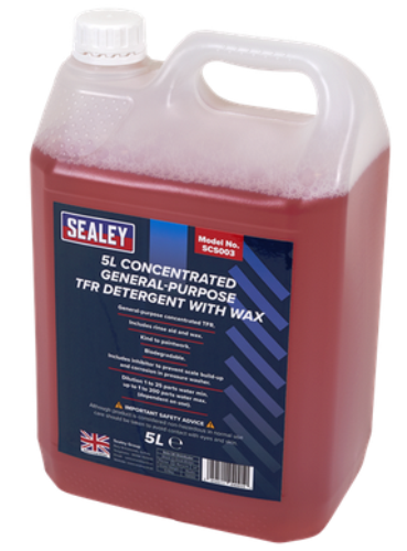 Sealey 5L Concentrated General-Purpose TFR Detergent with Wax SCS003-SEA - SCS003Image2.png