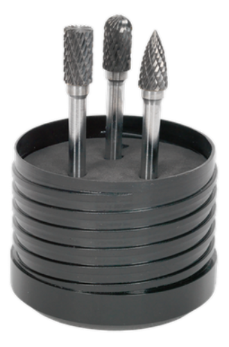 Sealey 3 Piece Tungsten Carbide Rotary Burr Set (soft/hard metals) SDBK3-SEA - SDBK3Image3.png