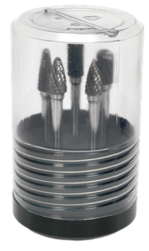 Sealey 5 Piece Tungsten Carbide Rotary Burr Set (universal) SDBK5-SEA - SDBK5Image2.png