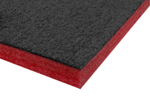 Sealey 1200 x 550 x 30mm Easy Peel Shadow Foam® Red/Black SF30R-SEA - SF30RImage2.png