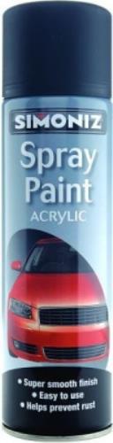 500ml Holts SIMONIZ MATT BLACK Spray Paint HOLSIMP17D - SIMP17C.jpg