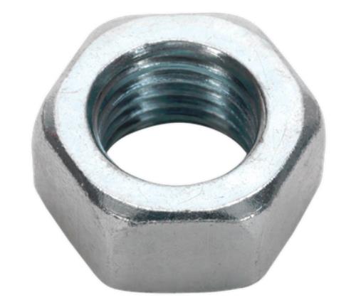 Sealey Steel Nut M16 Zinc DIN 934 Pack of 25 SN16 - SN16Image1.jpg