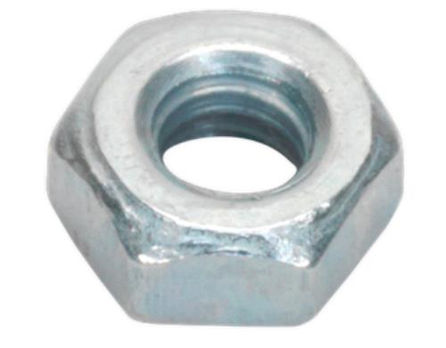 Sealey Steel Nut M3 Zinc DIN 934 Pack of 100 SN3 - SN3Image1.jpg