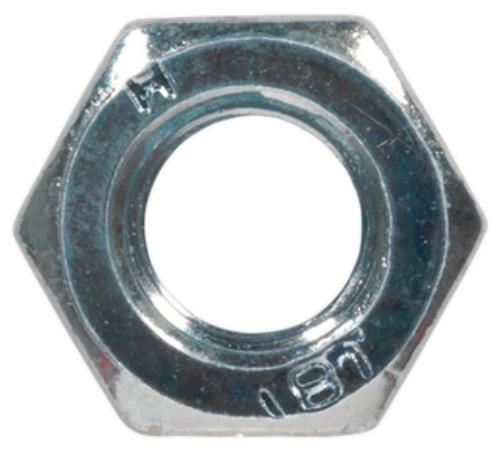 Sealey Steel Nut M6 Zinc DIN 934 Pack of 100 SN6 - SN6Image3.jpg